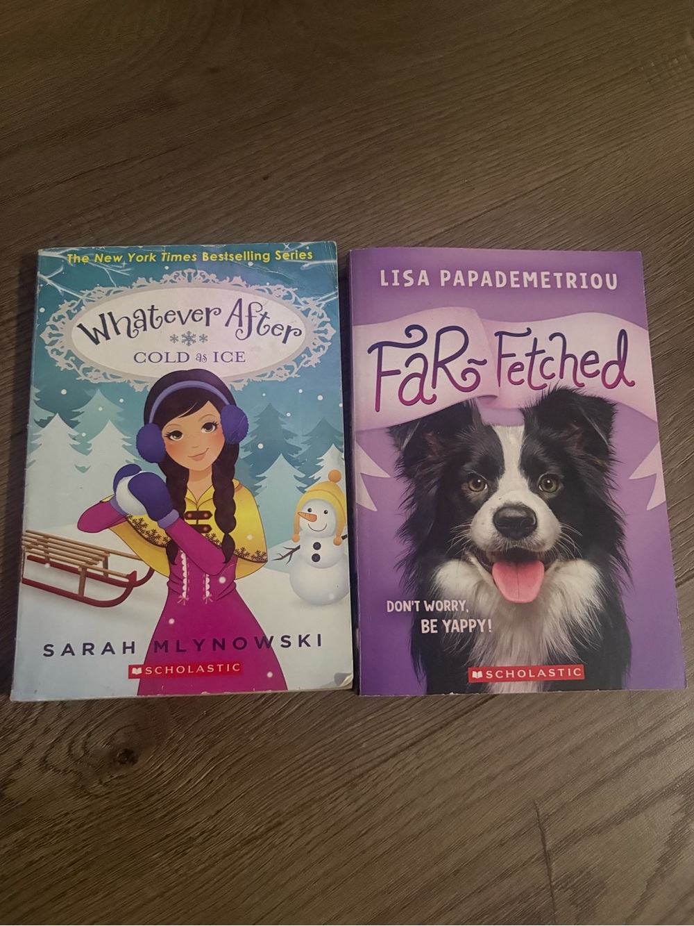 Set of two girls books